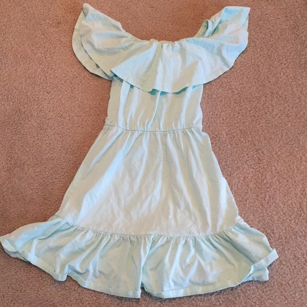 Mint green dress